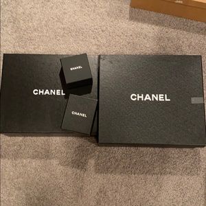 4 Chanel boxes designer boxes